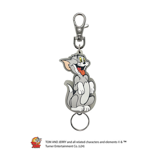 トムとジェリー ラバーリールキーホルダー(トム)