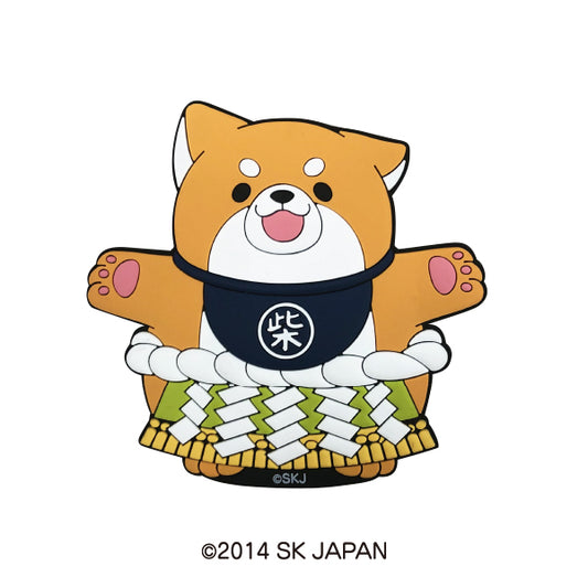 忠犬もちしば ラバーマグネット(相撲)