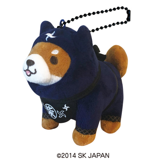 忠犬もちしば ぬいぐるみボールチェーン(おかか・忍者)