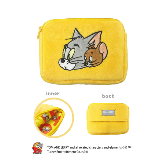 トムとジェリー ミニティッシュポーチ(イエロー)