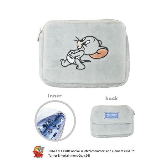 トムとジェリー ミニティッシュポーチ(グレー)