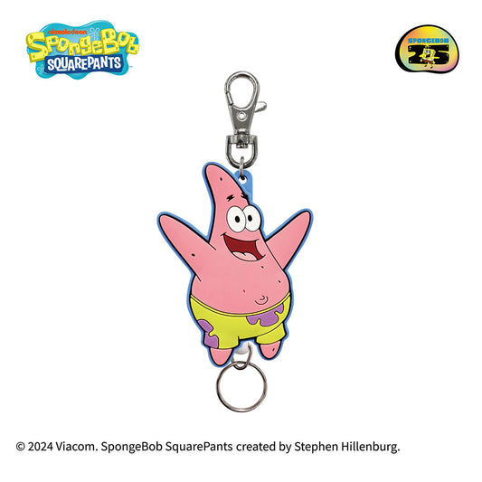 スポンジ・ボブ ラバーリールキーホルダー(パトリック)