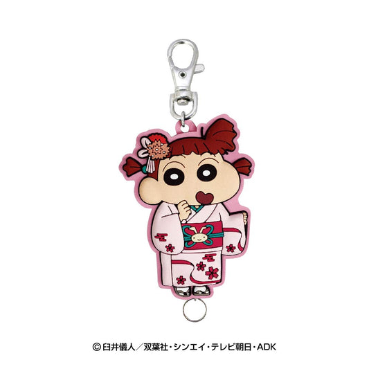 クレヨンしんちゃん　NIPPON　ART　ラバーリールキーホルダー（ネネちゃん）