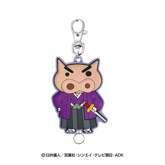 クレヨンしんちゃん　NIPPON　ART　ラバーリールキーホルダー（ぶりぶりざえもん）