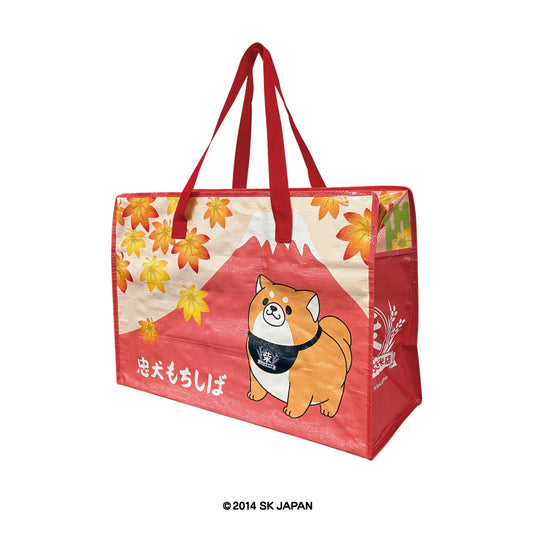 忠犬もちしば おみやげバッグ(赤富士)