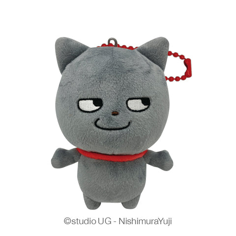 スタジオUG　ぬいぐるみボールチェーン（わるめのねこ　さぁ、おいで）