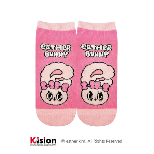 エスターバニー アンクルソックス(リボンバニー/フェイス)