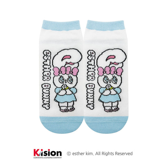 エスターバニー アンクルソックス(クリームバニー/フラワー)