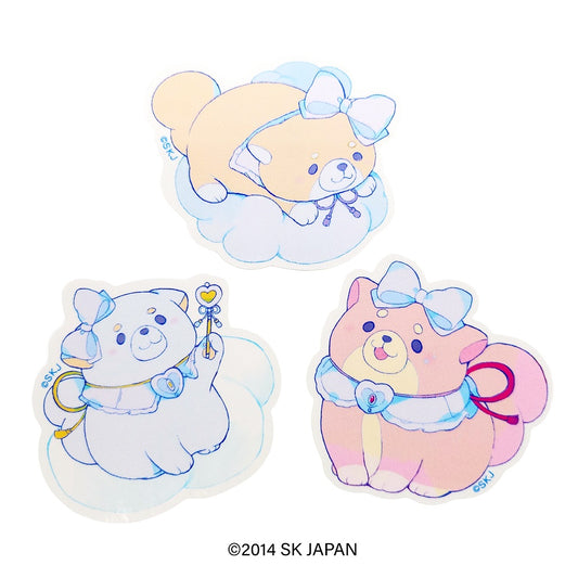 忠犬もちしば クリエイターコラボ ステッカー3枚セット ペパーミント