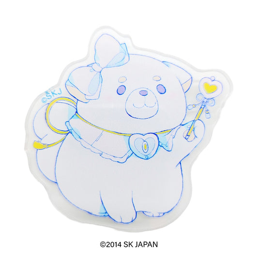 忠犬もちしば クリエイターコラボ アクリルバッジ ペパーミント(うめ)