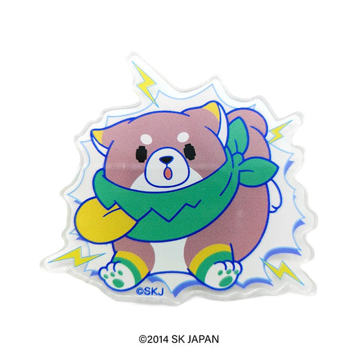 忠犬もちしば　クリエイターコラボ　アクリルバッジ　Nelnal（あんこ）