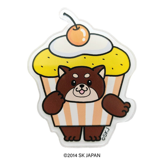 忠犬もちしば クリエイターコラボ アクリルバッジ かなざわ まこと(つな)