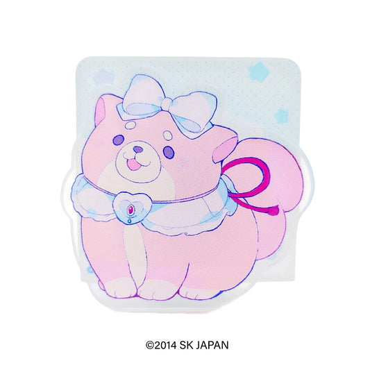 忠犬もちしば クリエイターコラボ アクリルクリップスタンド ペパーミント(さくら)