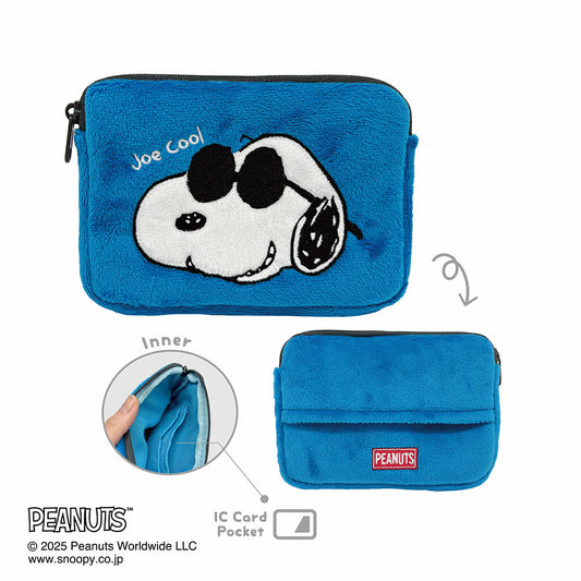 PEANUTS(ピーナッツ) ミニティッシュポーチ付きパスケース2(ジョー・クール)