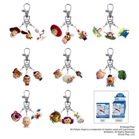 ピクサー　トリオアクリルキーホルダー　トイ・ストーリーシリーズ　