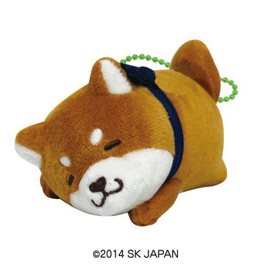 忠犬もちしば　すやすやぬいぐるみボールチェーン