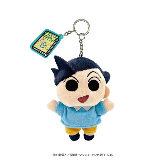 クレヨンしんちゃん　刺繍チャーム付きぬいぐるみキーリング（風間くん）　