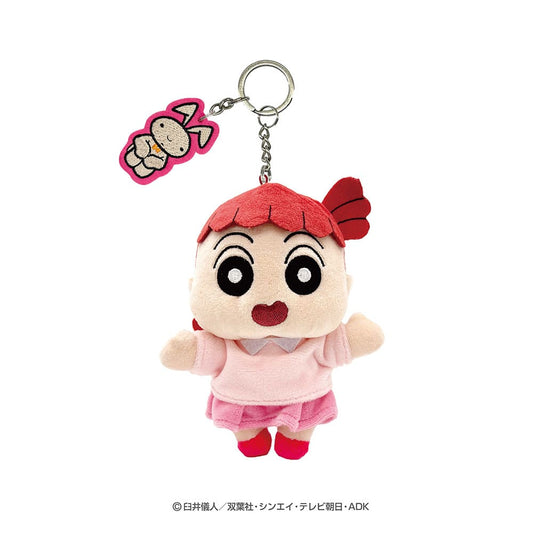 クレヨンしんちゃん　刺繍チャーム付きぬいぐるみキーリング（ネネちゃん）　