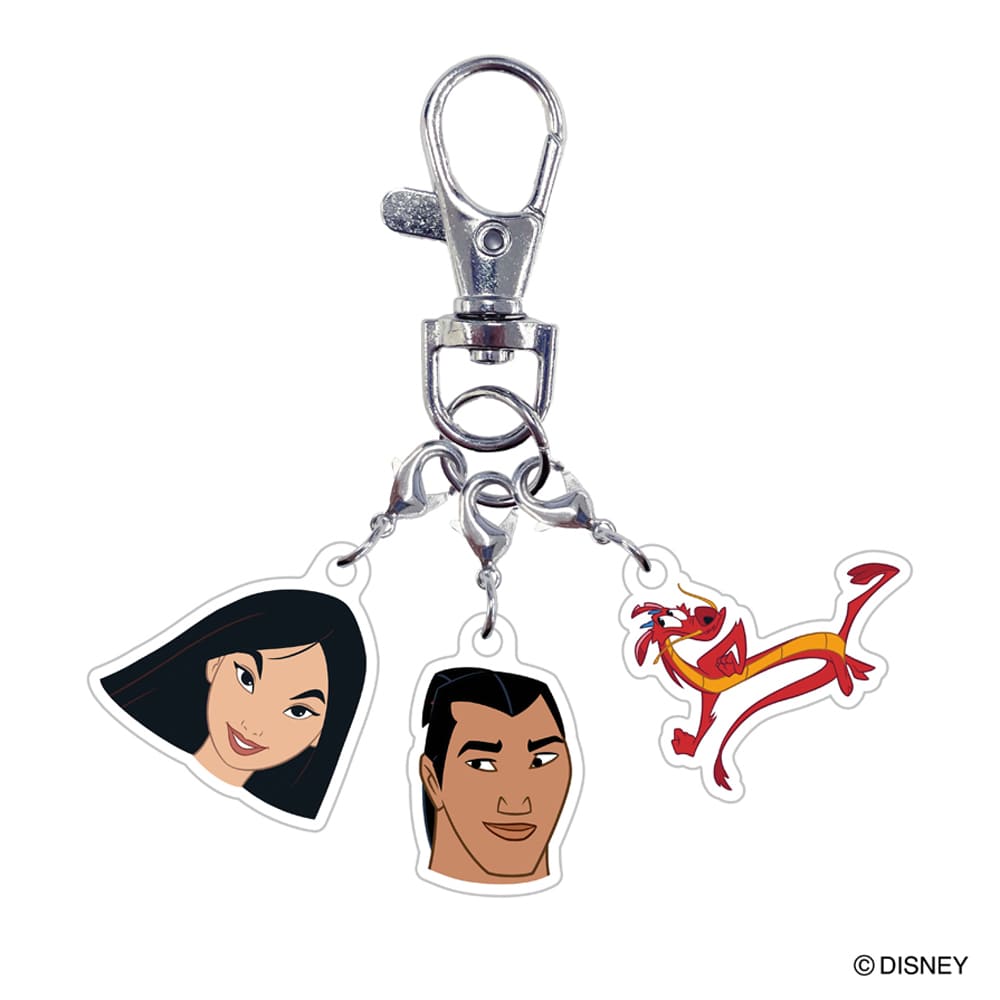 【10月下旬~11月発送】ディズニー　トリオアクリルキーホルダー　プリンセスシリーズ　