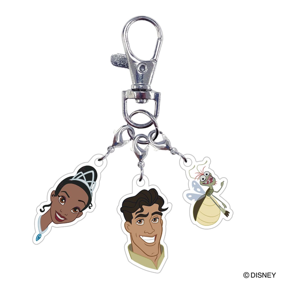 【10月下旬~11月発送】ディズニー　トリオアクリルキーホルダー　プリンセスシリーズ　