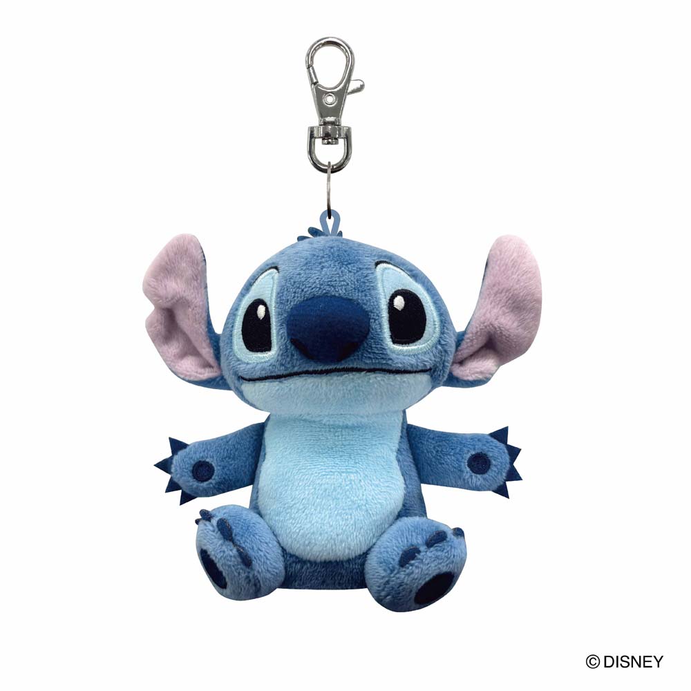 ディズニー　ぬいぐるみリールキーカバー（スティッチ）