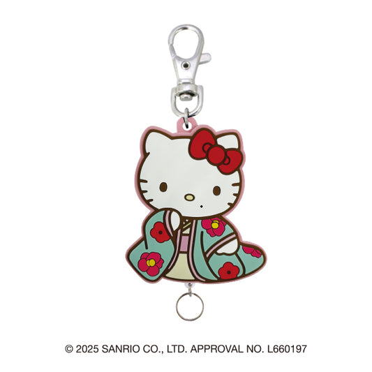 サンリオキャラクターズ ラバーリールキーホルダー(ハローキティ・姫)