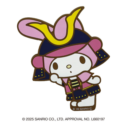 サンリオキャラクターズ　ラバーマグネット（マイメロディ・武将）