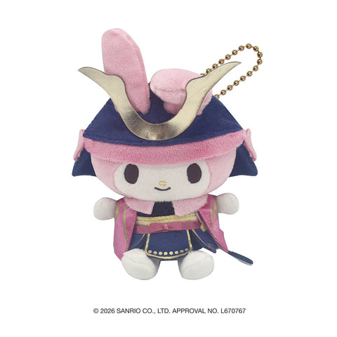 サンリオキャラクターズ　ぬいぐるみボールチェーン2（マイメロディ・武将）