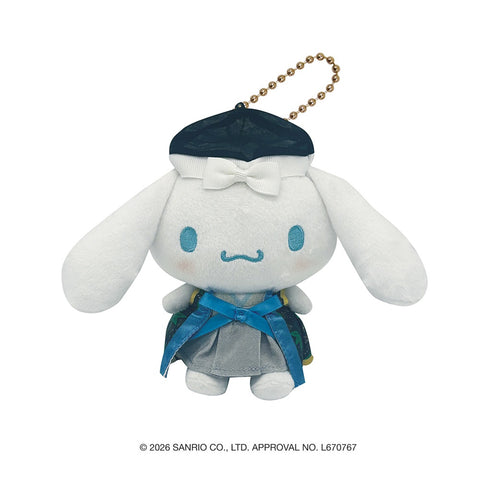 サンリオキャラクターズ　ぬいぐるみボールチェーン2（シナモロール・武将烏帽子）