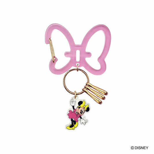【11月発送】ディズニー　アクリルカラビナチャーム（ミニーマウス）
