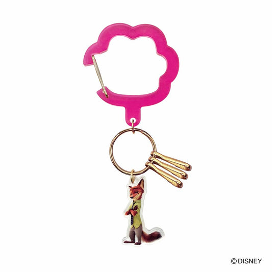 【11月発送】ディズニー　アクリルカラビナチャーム（ニック・ワイルド）