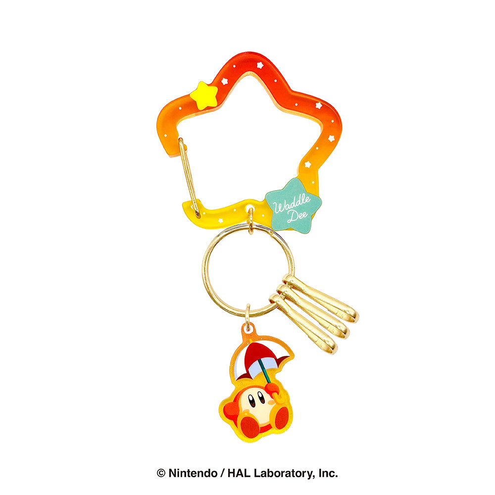 星のカービィ　ぷわぷわアクリルカラビナチャーム（ワドルディ（パラソル））