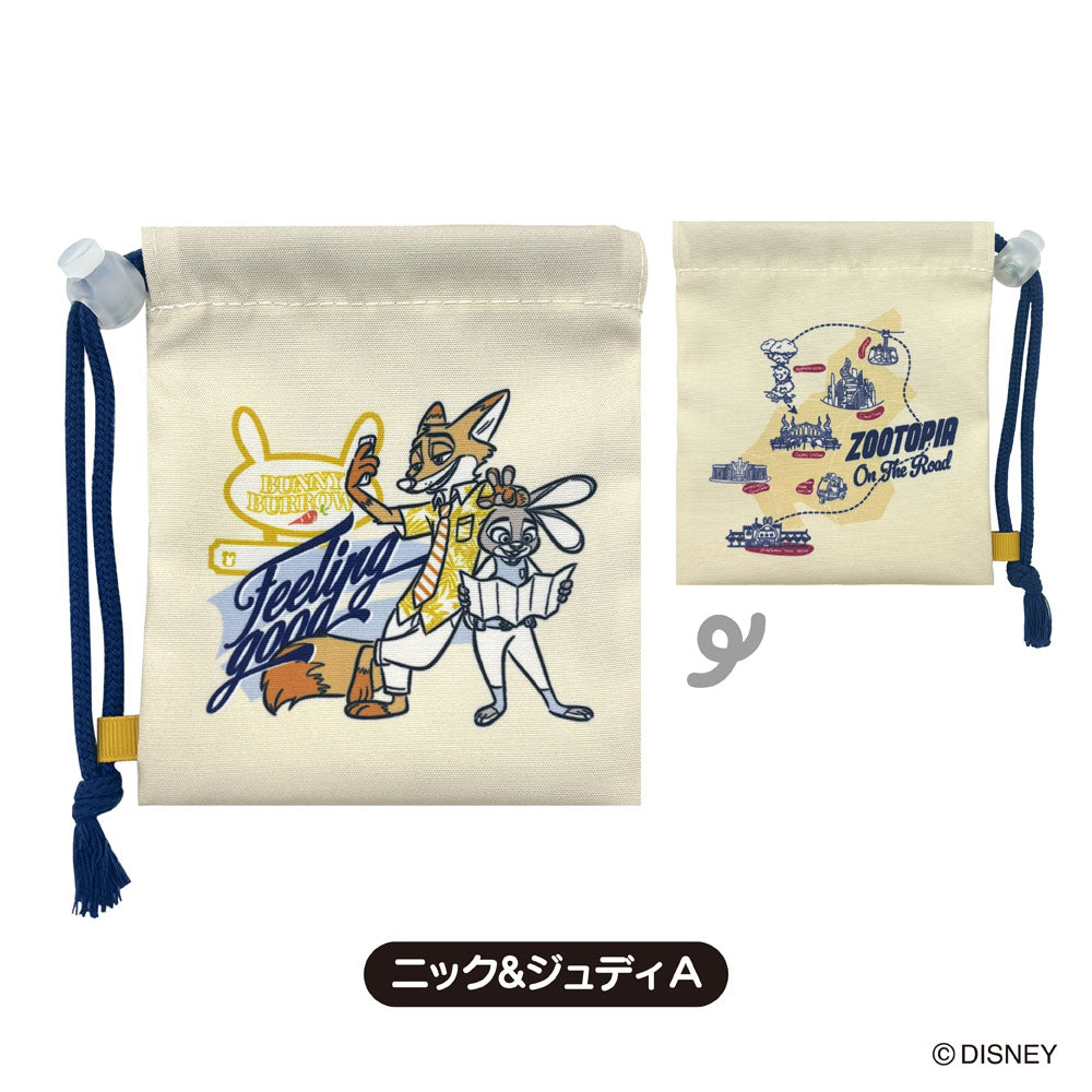 【12月発送】ディズニー　ズートピアショッパー風ミニ巾着