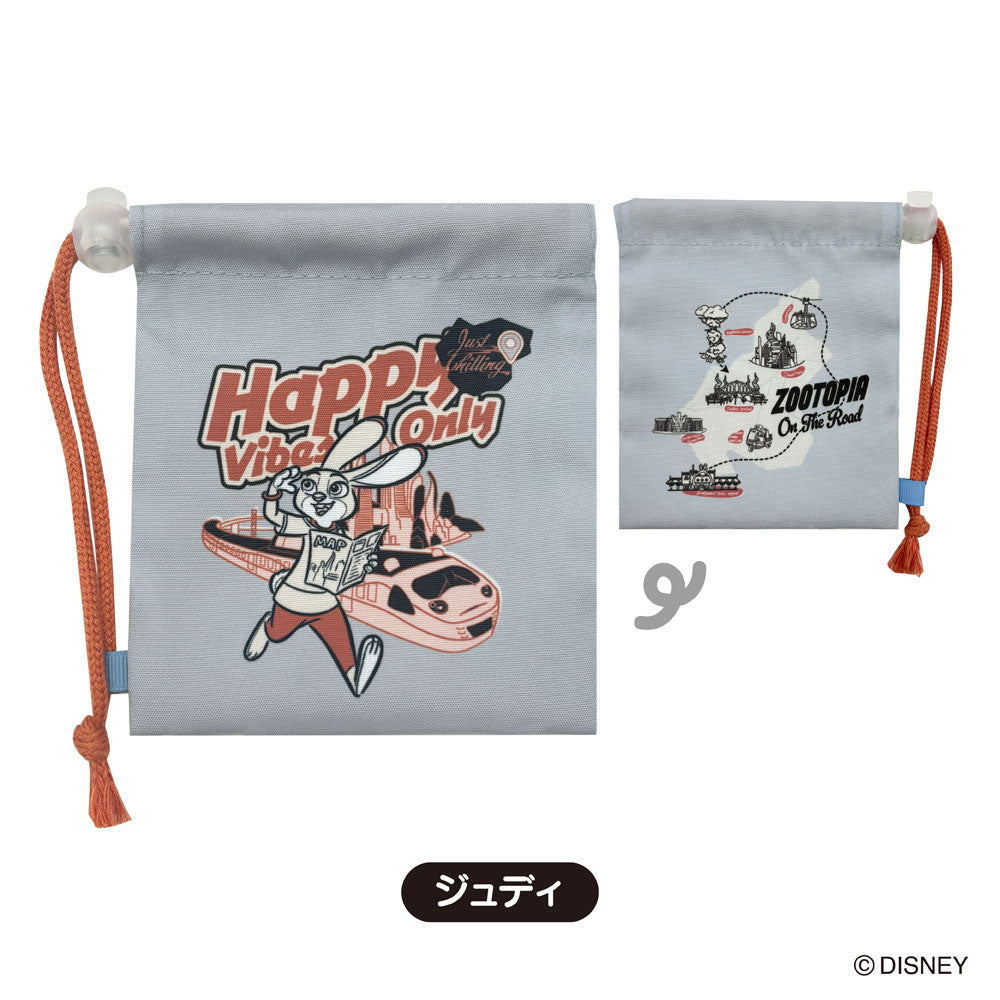 【12月発送】ディズニー　ズートピアショッパー風ミニ巾着