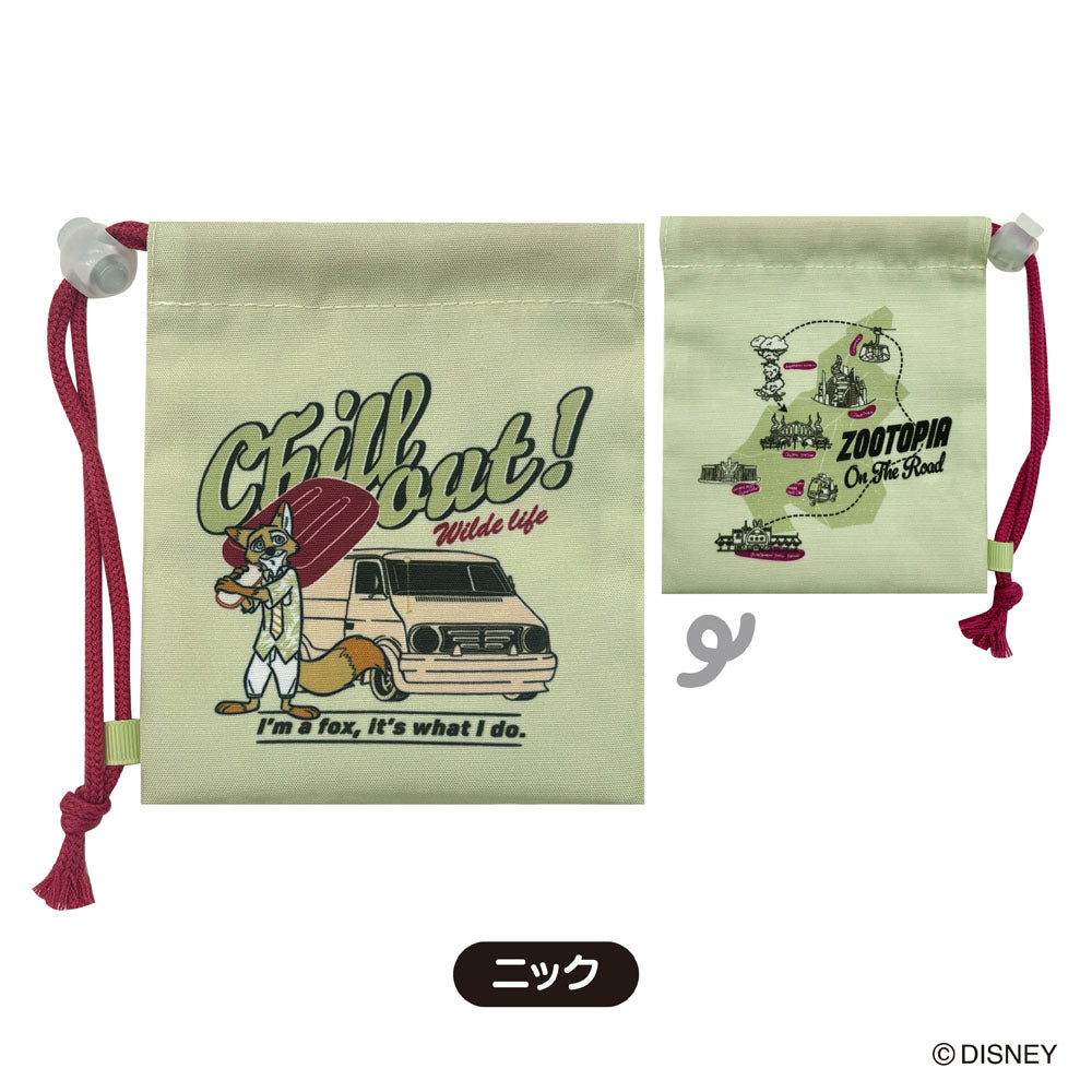 【12月発送】ディズニー　ズートピアショッパー風ミニ巾着