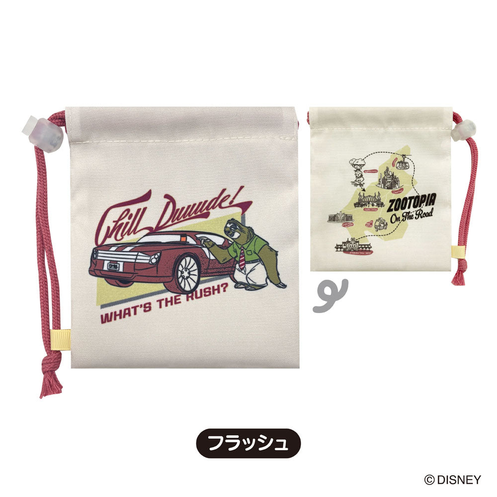 【12月発送】ディズニー　ズートピアショッパー風ミニ巾着