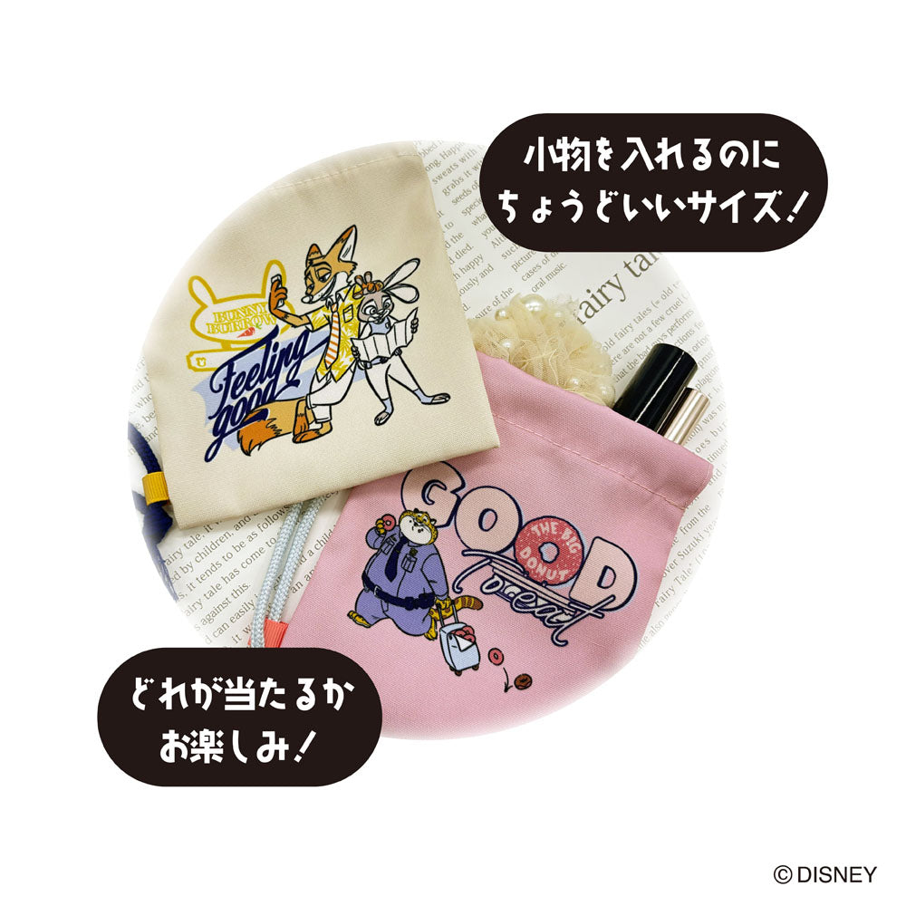 【12月発送】ディズニー　ズートピアショッパー風ミニ巾着