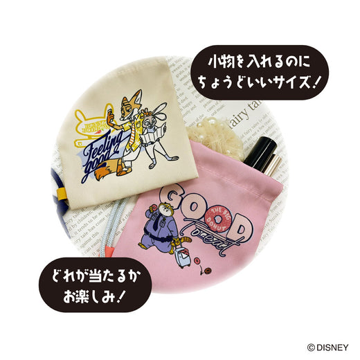 【12月発送】ディズニー　ズートピアショッパー風ミニ巾着