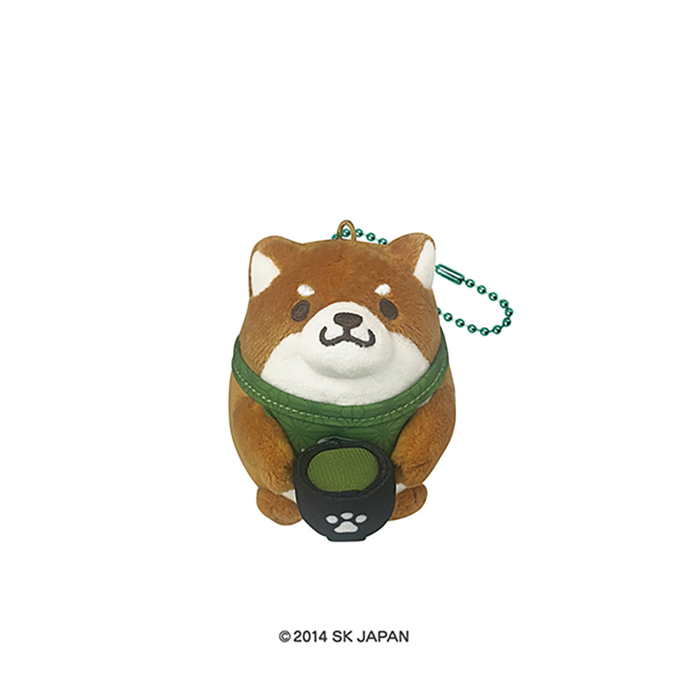 忠犬もちしば　ぬいぐるみボールチェーン　ご当地シリーズ（京都）