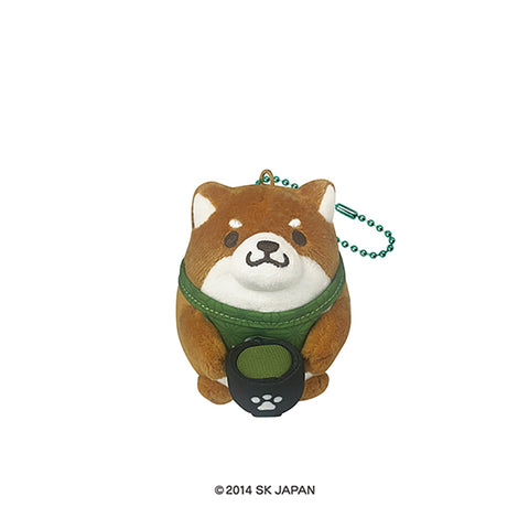 忠犬もちしば　ぬいぐるみボールチェーン　ご当地シリーズ（京都）