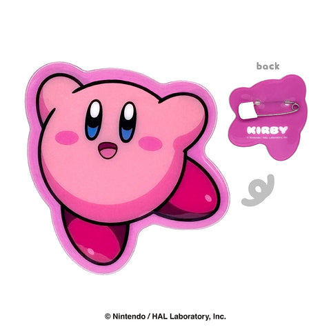 星のカービィ　ぷくっとバッジ（カービィ（にっこり））