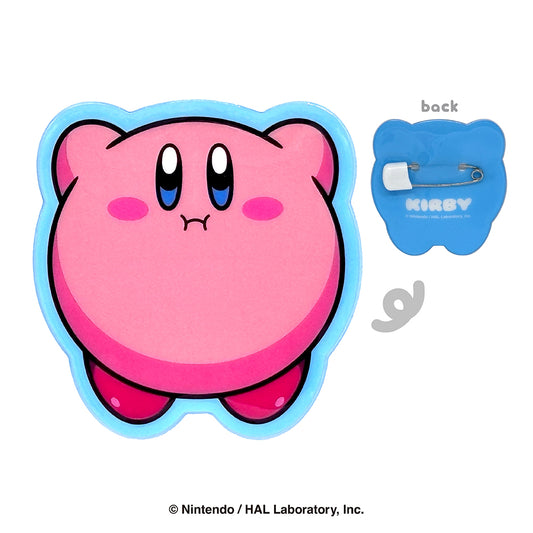 星のカービィ　ぷくっとバッジ（カービィ（ホバリング））