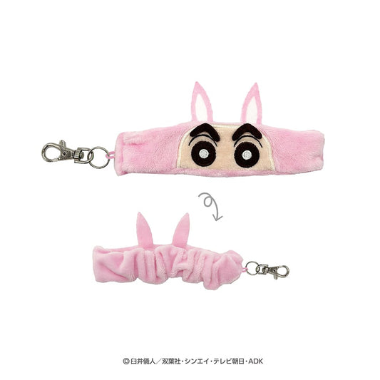 クレヨンしんちゃん ミニチュアヘアバンドキーリング(ウサギ)
