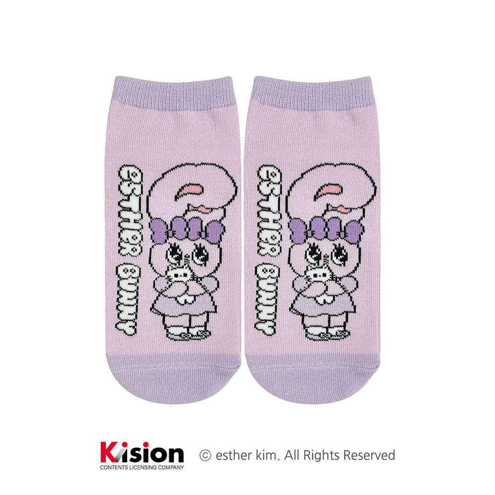 エスターバニー　アンクルソックス（ラベンダーバニー／ミャオミャオ）