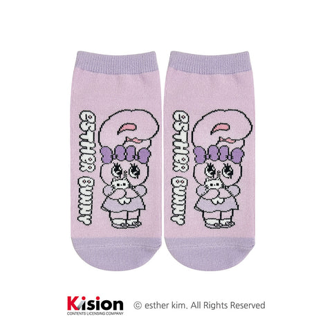 エスターバニー　アンクルソックス（ラベンダーバニー／ミャオミャオ）