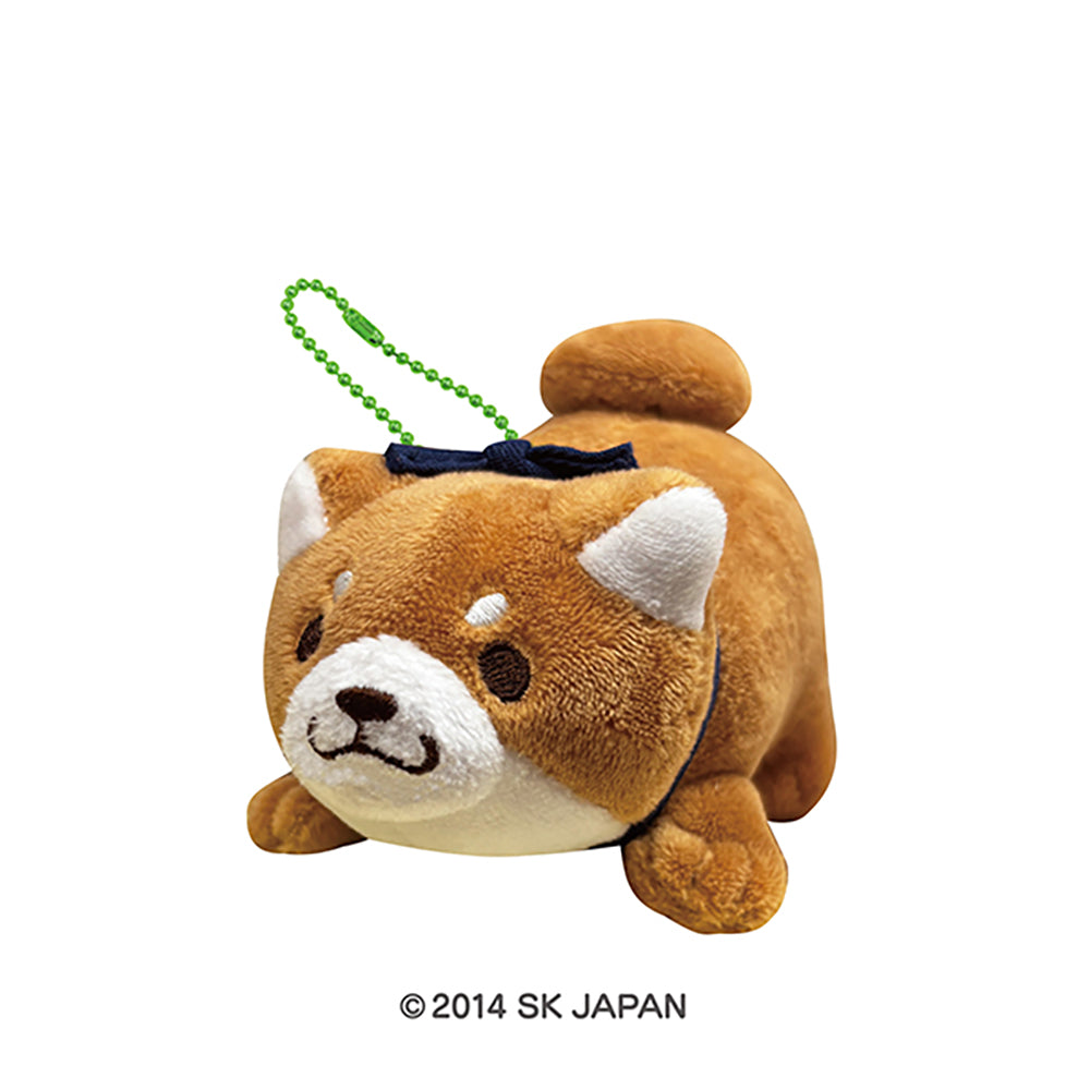 忠犬もちしば　ぬいぐるみボールチェーン　（おかか・おしりふりふり）