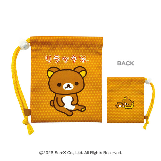 リラックマ　ショッパー風ミニ巾着（6個セット）