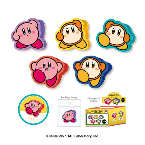 カービィ play with ワドルディ　ダイカットクリップ（9個セット）