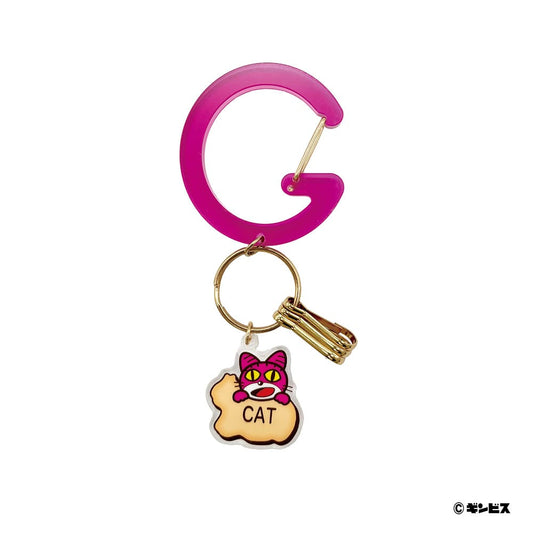 たべっ子どうぶつ　アクリルカラビナチャーム（ねこさん）