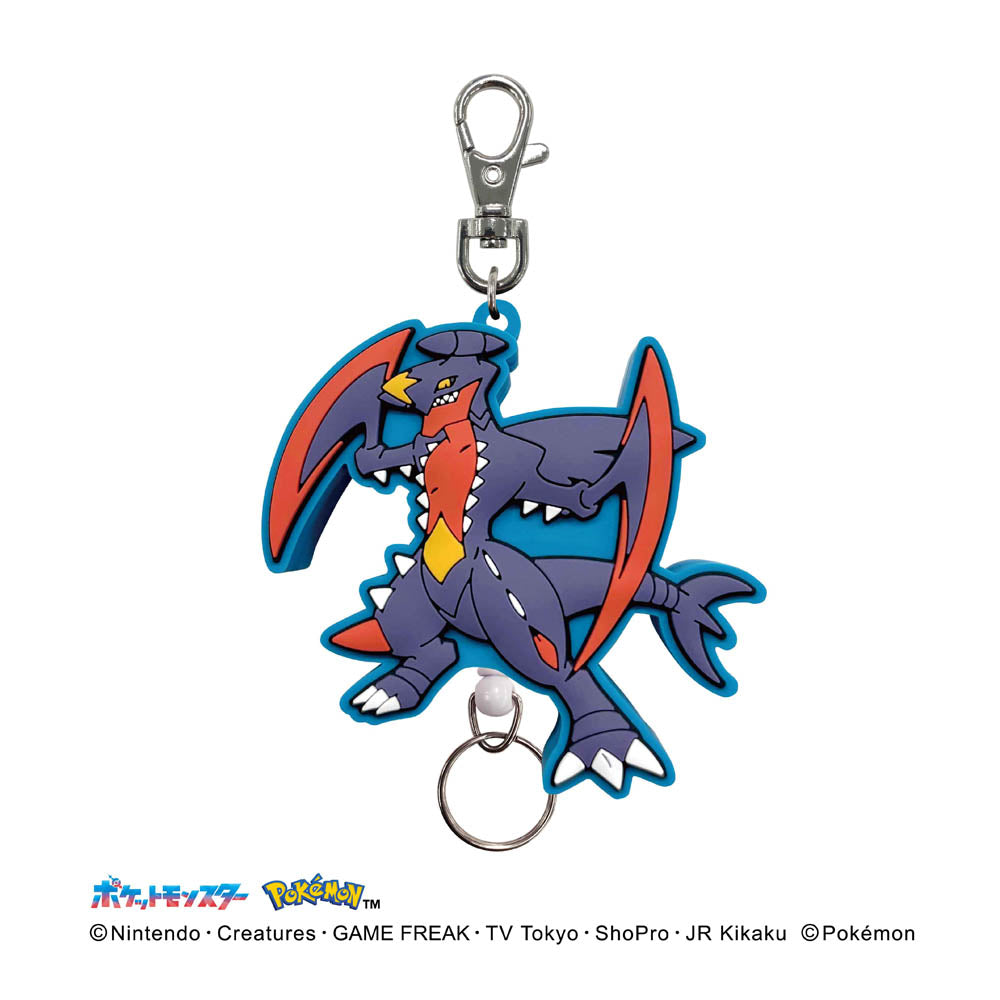 ポケットモンスター　ラバーリールキーホルダー（メガガブリアス）